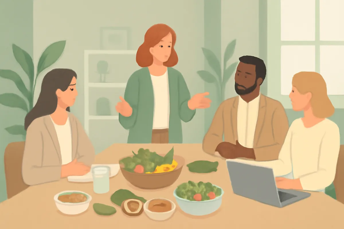 Coach en nutrition en entreprise : ateliers QVCT et interventions collectives