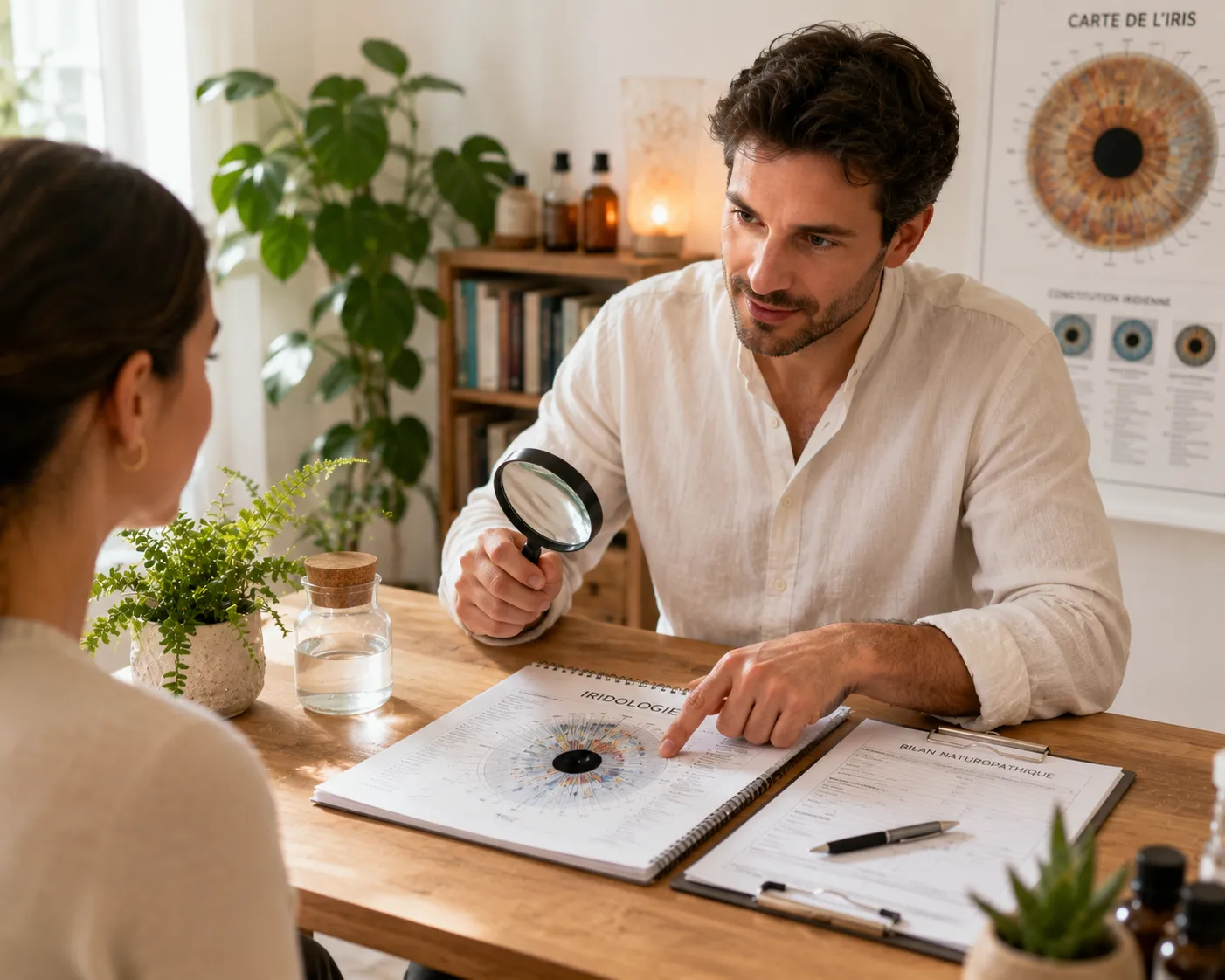 Iridologie et alimentation : ce que votre iris révèle sur votre terrain nutritionnel