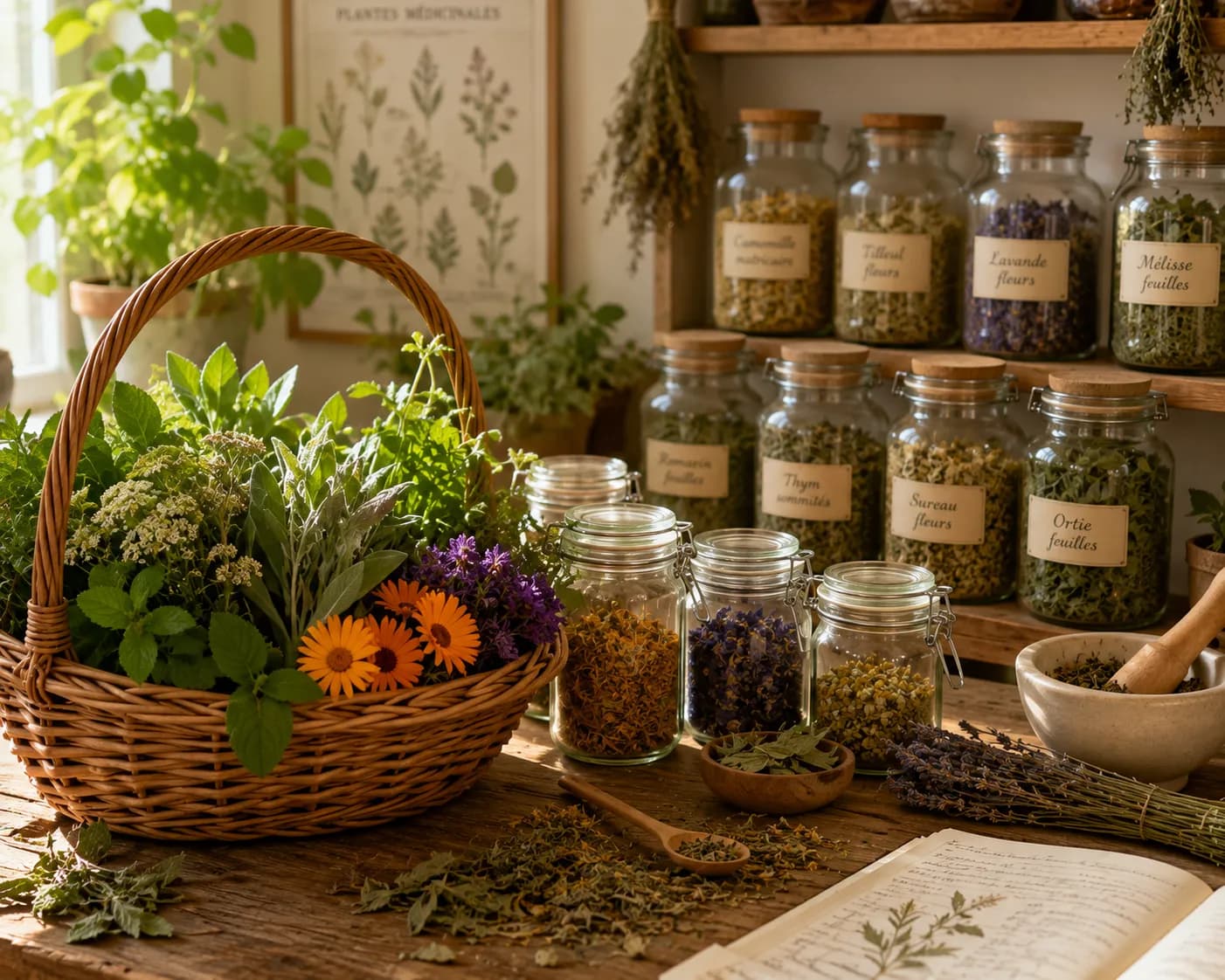 Les plantes médicinales pour le sommeil et la détente : valériane, passiflore et autres alliées du soir