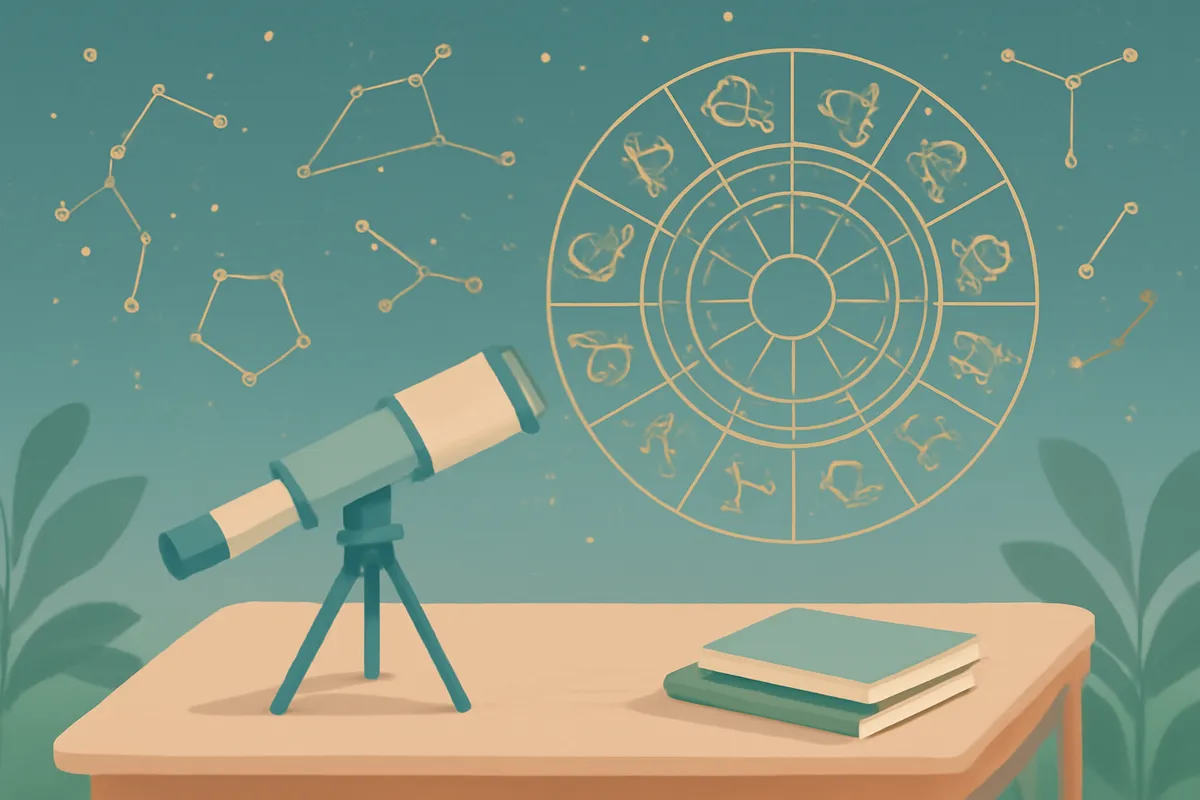 Illustration du métier de astrologue — formation Devenir Astrologue