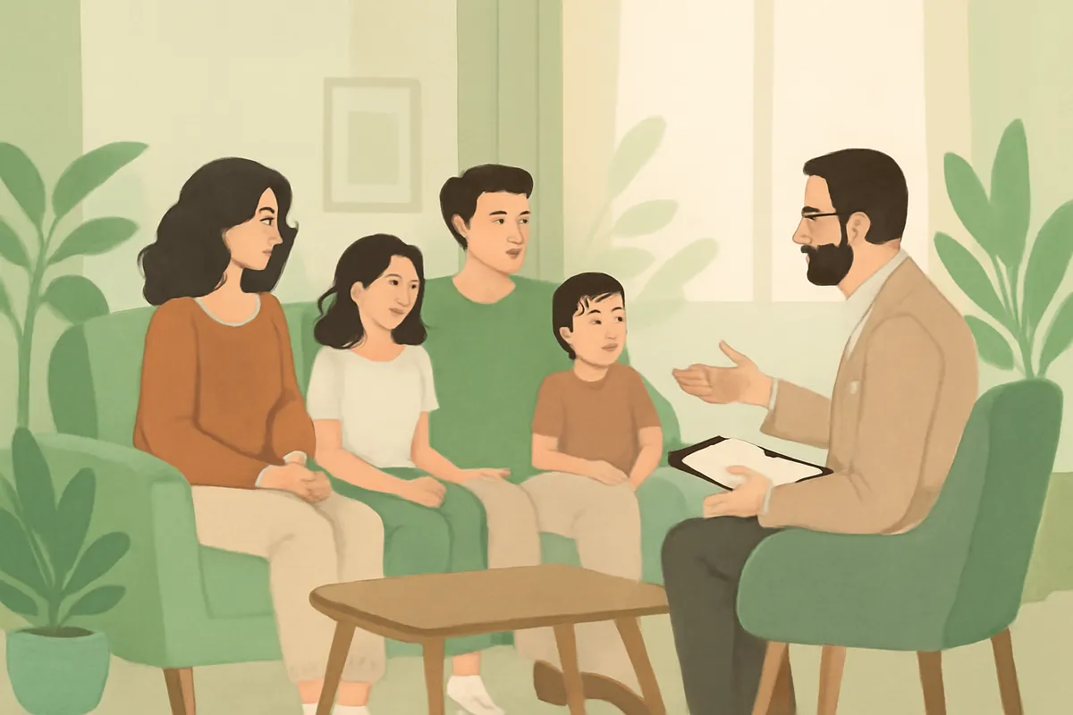 Illustration du métier de coach en relations conjugales et familiales — formation Coach en Relations Conjugales et Familiales