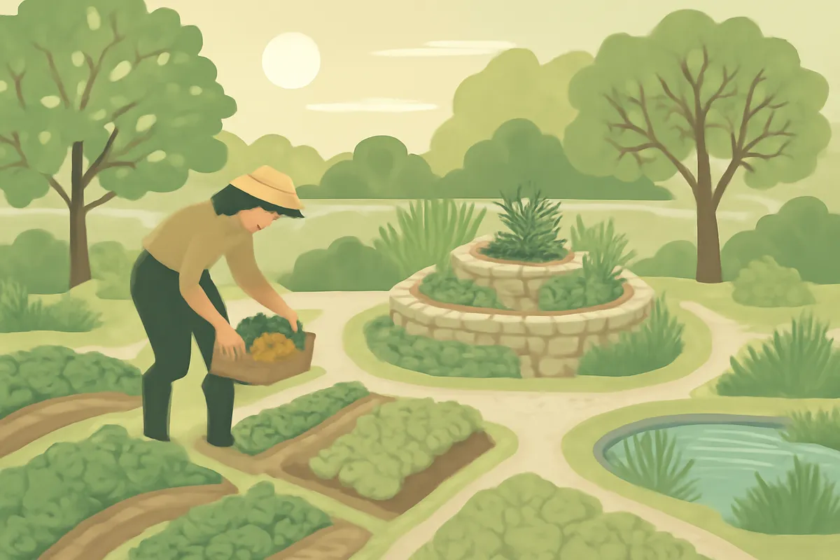 Illustration du métier de consultant en permaculture — formation Formation en Permaculture