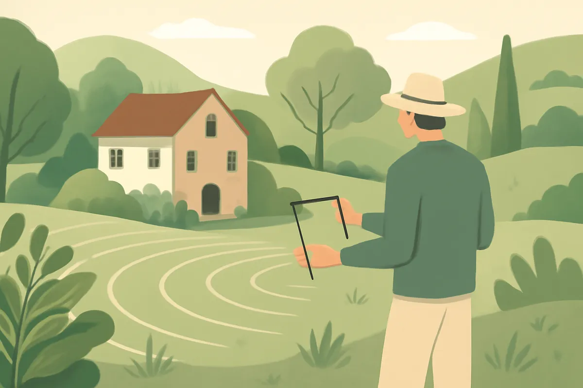 Illustration du métier de géobiologue — formation Devenir Géobiologue